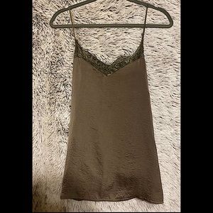 Olive boutique tank